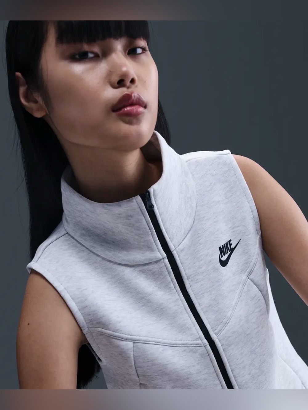 NEW! Women’s Nike Sportswear Tech Fleece Full-Zip Vest - Size M